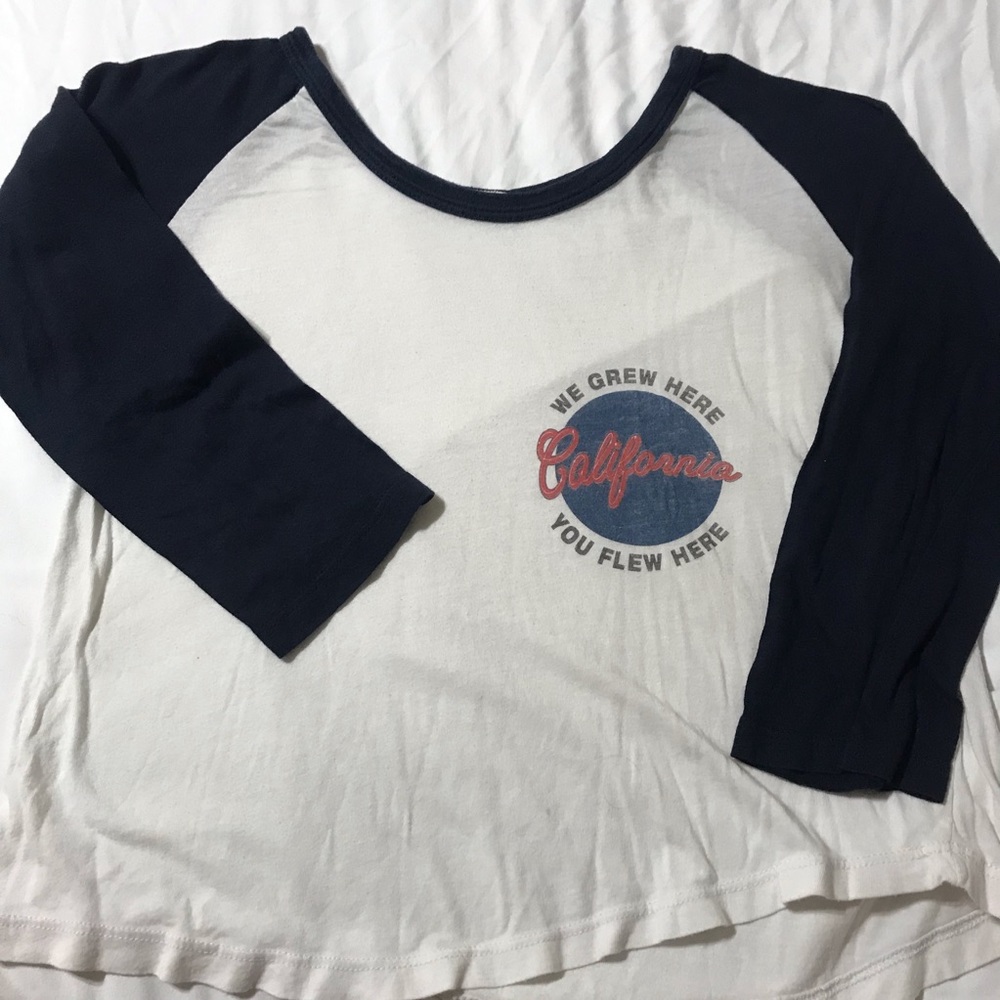 Long Sleeve We Grew Here You Flew Here Top - Picture 2 of 3